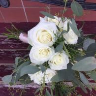 Emily's bridal bouquet