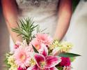  Beautiful roses, gerbera daisies, mini hydrangea and stargazer lilies.