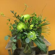 Green garden bouquet